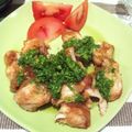 HappyEripi's cooksnap of when they made 鶏のから揚げ香菜（パクチー）ソース.