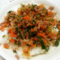 tamama1102's cooksnap of when they made 簡単！もやしと豚挽肉炒め丼.
