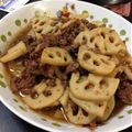 tsrysn's cooksnap of when they made れんこんひき肉炒め！材料4つで簡単一品♪.