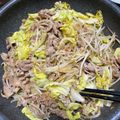 hrk's cooksnap of when they made 中華飯店の肉野菜炒め.