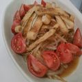ラスカルラスカル's cooksnap of when they made 油揚げ＆水菜＆もやしのゴマポンサラダ.