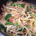 ちいちぃママ's cooksnap of when they made ＊小松菜ともやしの卵とじ.