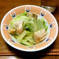 犬Gyami's cooksnap of when they made にんにくで食欲up!白菜と胸肉レンジ蒸し.
