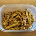 Marino's cooksnap of when they made 豚肉とごぼうのゴマみそ炒め！濃いめ。.