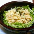 あっぷるぱい記念日's cooksnap of when they made 簡単時短 1人ランチふわっと納豆パスタ.