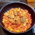 まるまるまるた's cooksnap of when they made たっぷり野菜とチキンのトマト煮込み。.