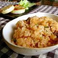 まきーころ's cooksnap of when they made 主な材料3つ★超簡単キムチーズチャーハン.