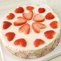 chococandy's cooksnap of when they made 簡単★ラブリーストロベリーレアチーズ.