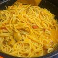 komomoten's cooksnap of when they made 魚介のトマトクリームパスタ.