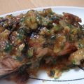 ひよじる's cooksnap of when they made 漁師発！鮭チャンチャン焼き！.