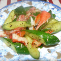 Satoco❋'s cooksnap of when they made かにかまときゅうりのささっと炒め.