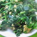 腹筋ローラー's cooksnap of when they made ほうれん草と炒り卵の和え物.