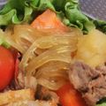 めかにか's cooksnap of when they made 鶏レバーのじゃが芋煮.