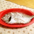 komutatata's cooksnap of when they made 塩麹さんｄｅ鯛のレンジ蒸し.