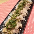 sonnenkind's cooksnap of when they made ネギたっぷり★ゆで鶏の香味だれ.
