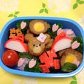 ちぃぱっぱ0330's cooksnap of when they made くまのがっこうキャラをお弁当にイン♪.