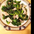 ナツシロギク's cooksnap of when they made 高菜と豚こまの塩麹炒め.