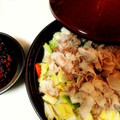 サヨゲ's cooksnap of when they made タジン鍋をレンジで　蒸し野菜と豚の梅ダレ.