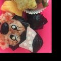 にもこ０６１８'s cooksnap of when they made 簡単キャラおにぎり：キラキラミニーちゃん.