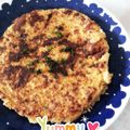 ＭｉｙａＣｏ's cooksnap of when they made キムチツナのピリ辛ごはんお焼き.