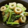 PARNELL's cooksnap of when they made 青菜と竹輪のおかか醤油炒め.