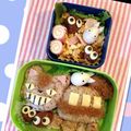 三匹の母上's cooksnap of when they made トトロ＆ねこバスキャラ弁当.