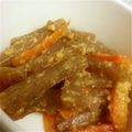 pomipomi♪'s cooksnap of when they made こんにゃくと人参の味噌きんぴら☆.