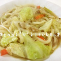 papikun's cooksnap of when they made ★　汁の多い焼きうどん　★.