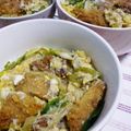 ななみぃ's cooksnap of when they made カツ丼.