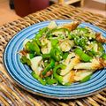 料理男子部🍻's cooksnap of when they made ピーマンとちくわとちりめんのきんぴら.