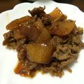 pandaayu's cooksnap of when they made 大根と牛肉の甘辛炒め.