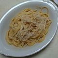 snts's cooksnap of when they made クリーミー豆乳たらこパスタ.