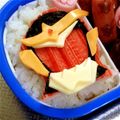 ATENZA's cooksnap of when they made キャラ弁当＊仮面ライダーガイム.