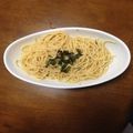 miho47's cooksnap of when they made ☆食欲増進☆明太子(タラコ)スパゲティー.