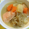 チなつ's cooksnap of when they made 鮭と野菜の栄養たっぷり粕汁.