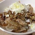 になべっち's cooksnap of when they made 照り照り☆豚ごぼう丼.