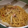 みじんコッチャネ's cooksnap of when they made 【リメイク】鍋の残り物で絶品和風パスタ☆.