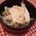 yu～kari's cooksnap of when they made もやし＆ササミの水切りヨーグルト和え✿.