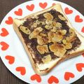 秘密のゆり's cooksnap of when they made おやつに♪チョコシュガートースト.