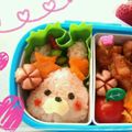みゃん0073's cooksnap of when they made キャラ☆ふわふわ☆うさぎちゃん弁当♪.