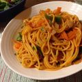 ゆっこＦ's cooksnap of when they made 簡単(*^^*)お店のナポリタン.