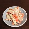 1212TAMAKI's cooksnap of when they made かまぼことニンジンのお洒落な濃厚サラダ♡.