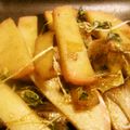 HIAYU's cooksnap of when they made 蒲鉾入り豆苗、エリンギのおかか炒め.