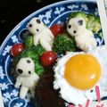 幸せまちこ's cooksnap of when they made キャラ弁＊ぽてとでキャラ作ろ＊.