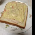 miimiiko's cooksnap of when they made かにかまチーズトースト.