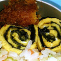 ソラソラ♪'s cooksnap of when they made くるくる◎のり巻き卵焼き.