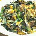 アーカム's cooksnap of when they made もやしと油揚げの炒め物.