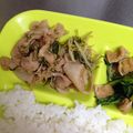 美絵さん's cooksnap of when they made 豚バラと水菜の生姜焼き.