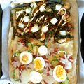 chiko87's cooksnap of when they made 簡単！絶品！プルコギピザ♪.