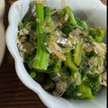 ♡ゆずぽんず♡'s cooksnap of when they made だし不要！めんつゆで菜の花のおひたし.